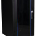 Шкаф телекоммуникационный напольный Datarex, IP20, 26U, 1299х600х600 мм (ВхШхГ), дверь: стекло, задняя дверь: металлическая стенка, боковая панель: сплошная съемная, разборный, цвет: чёрный, (DR-700201)