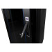 Шкаф телекоммуникационный напольный Datarex, IP20, 26U, 1299х600х600 мм (ВхШхГ), дверь: стекло, задняя дверь: металлическая стенка, боковая панель: сплошная съемная, разборный, цвет: чёрный, (DR-700201)