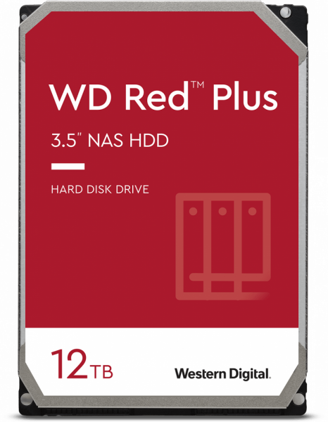 Жёсткий диск 12Tb SATA-III WD Red Plus (WD120EFBX)