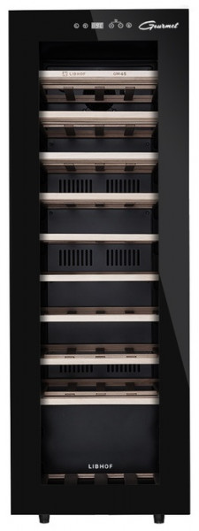 Отдельностоящий винный шкаф 51-100 бутылок Libhof GM-65 Black