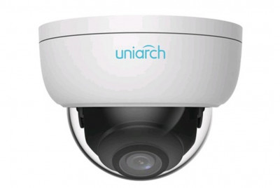 Сетевая IP видеокамера Uniview Uniarch, купольная, помещ./улица, 2Мп, 1/2,9’, 1920х1080, 25к/с, ИК, цв:0,02лк, об-в:2,8мм, IPC-D112-PF28