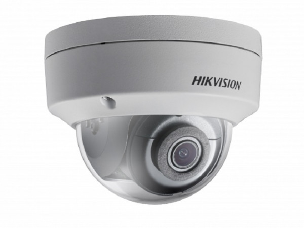 Сетевая IP видеокамера HIKVISION, купольная, улица, 1/2,8’, 1920х1080, 25к/с, ИК, цв:0,01лк, ч/б:0,028лк, об-в:8мм, DS-2CD2123G0-IS (8MM)