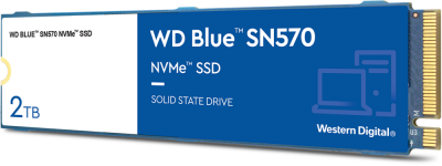 Накопитель SSD 2Tb WD Blue SN570 (WDS200T3B0C)