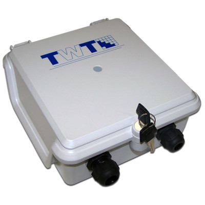 Бокс оптический TWT, 220х192х87 мм (ВхШхГ), цвет: серый, с замком, (TWT-DB10-5P/OUT)