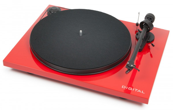 Проигрыватель винила Pro-Ject ESSENTIAL II DIGITAL (OM 5e) red