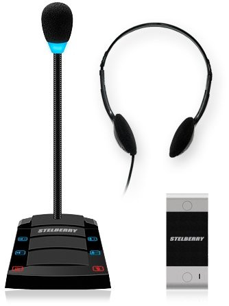 Устройство переговорное клиент-кассир, дуплексное S-401