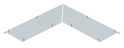 Крышка BETTERMANN, углов., 150х37х800 (ШхВхД), для лотков, толщина: 1,5 мм, сталь, м. Сендзимира, Тип: AIKF AEA 15040