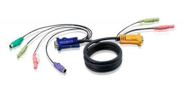 Шнур ввода/вывода Aten, SPHD-15, 3 м, (2L-5303P)