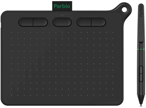 Графический планшет Parblo Ninos S Black