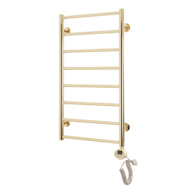 Электрический полотенцесушитель Domoterm Медея П8 400x800 ER золото