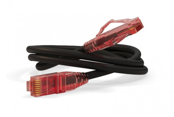 Шнур коммутационный Hyperline, кат. 5е, неэкр., U/UTP, RJ45/RJ45, d 5,5 10м, LSZH, AWG24 чёрный, (PC-LPM-UTP-RJ45-RJ45-C5e-10M-LSZH-BK)