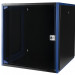 Шкаф телекоммуникационный настенный Datarex, 19", 12U, 490х600х600 мм (ВхШхГ), дверь: стекло, боковая панель: сплошная съемная, разборный, цвет: чёрный