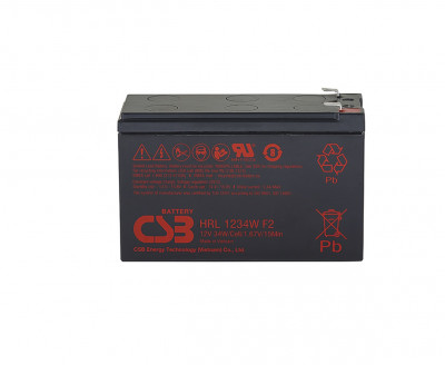 Аккумулятор для ИБП CSB Battery HRL, 94,3х64,8х150,9 мм (ВхШхГ),  необслуживаемый свинцово-кислотный,  12V/, (HRL 1234 W)