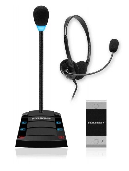 Устройство переговорное клиент-кассир, дуплексное S-402