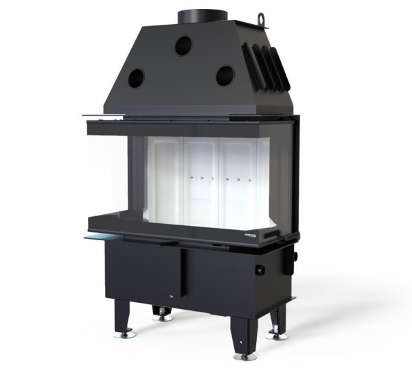 Трёхсторонняя дровяная топка DEFRO HOME INTRA SM C, трехсторонний