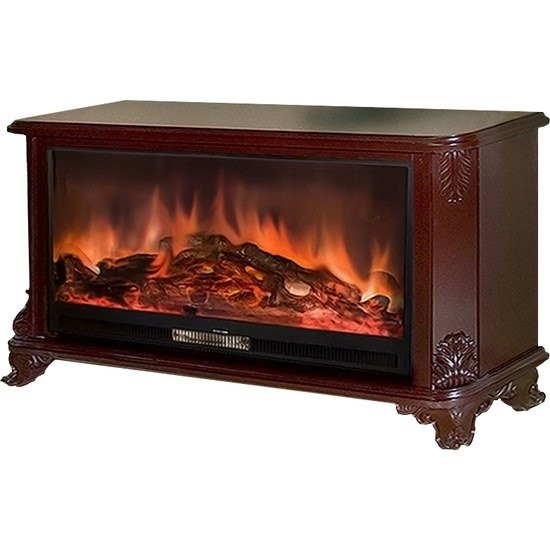Электрокамин с широким очагом 2D Glenrich Версаль (Premier S86) Шоколад