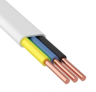 Провод соединительный с тремя жилами ПБВВ 3x1,5 ГОСТ ККЗ