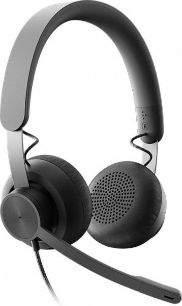 Гарнитура Logitech Zone Wired Teams Graphite (981-000870)