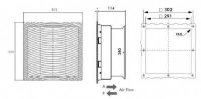 Вентиляторный модуль Elbox EMS, R-FAN-1J-5528