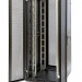Шкаф серверный напольный Eurolan Rackcenter D9000, IP20, 48U, 2320х750х1200 мм (ВхШхГ), дверь: двойная распашная, перфорация, задняя дверь: двойная распашная, перфорация, боковая панель: сплошная, 2 части, собранный, цвет: чёрный, (60F-48-7C-95BL)