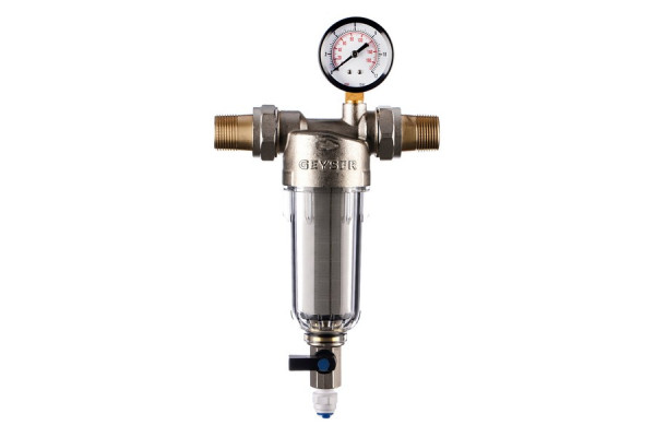 Магистральный фильтр с присоединительным диаметром 3/4" Гейзер фильтр Бастион 112 3/4"