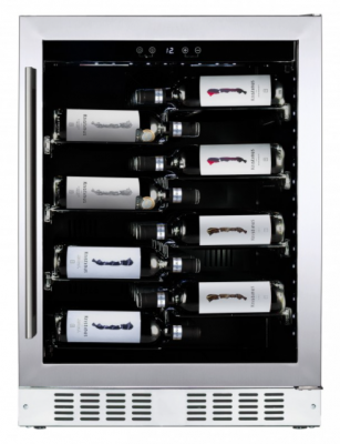 Встраиваемый винный шкаф 22-50 бутылок Dunavox DAUF-40.138SS