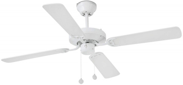Вентилятор без подсветки Faro Yakarta White (33712)