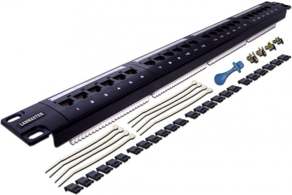 Патч-панель Lanmaster LAN-PPL24U5E
