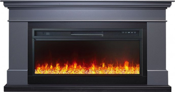Линейный электрокамин Royal Flame California Graphite Grey (серый графит) с очагом Vision 42 LED