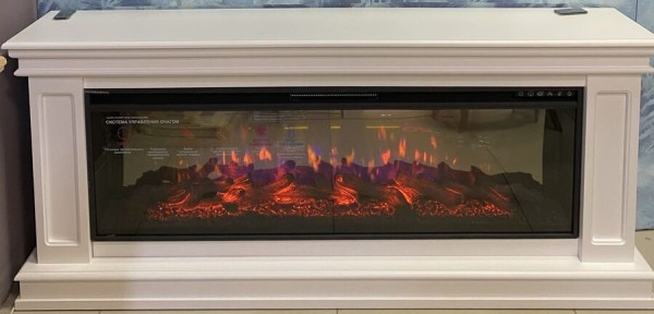 Линейный электрокамин InterFlame Стаффорд с очагом FreeSpace 50 LED FX QZ