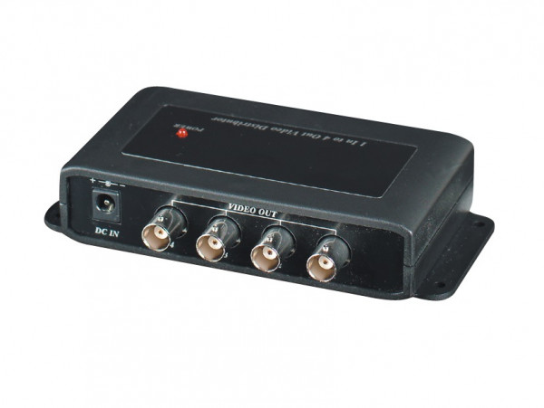 Распределитель SC&T, портов: 4, BNC, для видеосигнала, входы: BNC 1 порт, (CD104)