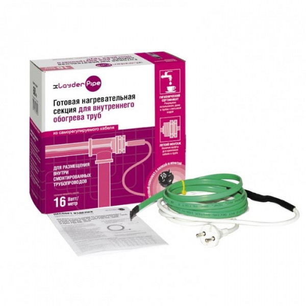 Антиобледенение xLayder Pipe EHL-16-20 внутрь трубы