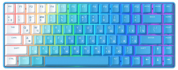 Клавиатура Dareu A84 Ice Blue