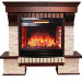 Каменный камин (портал+очаг) InterFlame Exter / Экстер Сланец с очагом Panoramic 25-30 led