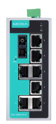 Коммутатор MOXA, EDS-208A-S-SC