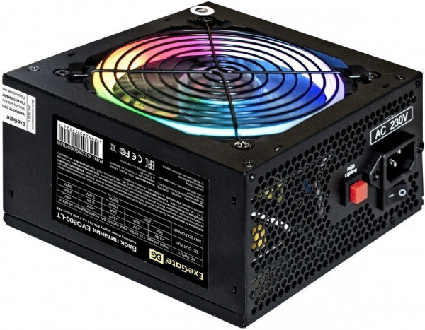 Блок питания 800W ExeGate EVO800-LT (EX289069RUS-PC)