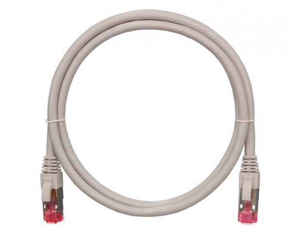 Шнур коммутационный Nikomax, кат. 6A, экр., S/FTP, RJ45/8P8C, 500 МГц, d 6,2, 5м, LSZH, AWG26, серый, класс Еа, (NMC-PC4SA55B-050-C-GY)
