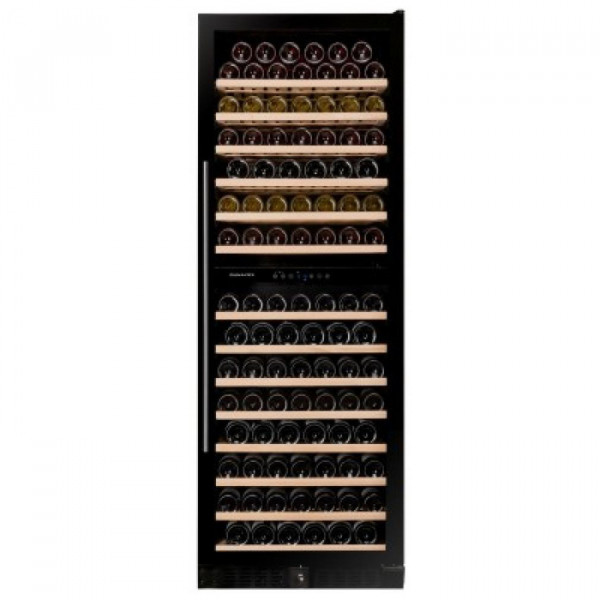 Встраиваемый винный шкаф 101-200 бутылок Dunavox DX-181.490DBK