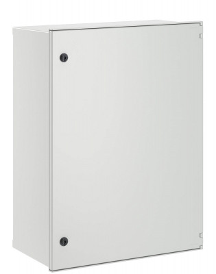 Шкаф электротехнический настенный DKC Conchiglia, IP66, 800х600х300 мм (ВхШхГ), дверь: пластик, корпус: пластик, цвет: серый, 2 замка, без МП, (CN50863)
