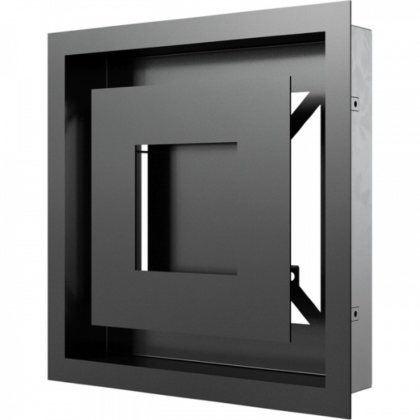 Вентиляционная решетка Kratki WIND Черная 22х22