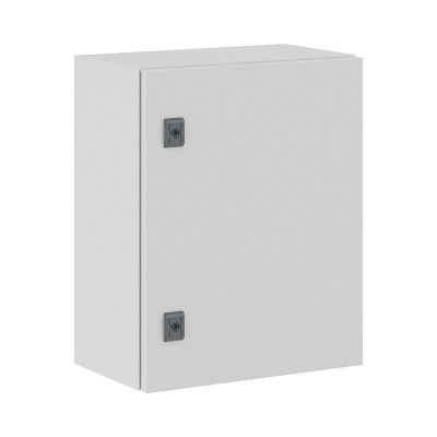 Шкаф электротехнический настенный DKC CE, IP66, 500х400х250 мм (ВхШхГ), дверь: металл, корпус: сталь листовая, цвет: серый, с монтажной панелью, (R5CE0549)