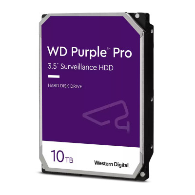 Жёсткий диск WD Purple Pro, 10 ТБ, SATA, 7 200 rpm, WD101PURP