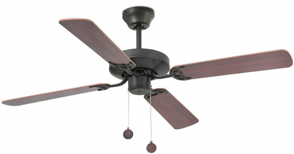Вентилятор без подсветки Faro Yakarta Brown (33713)