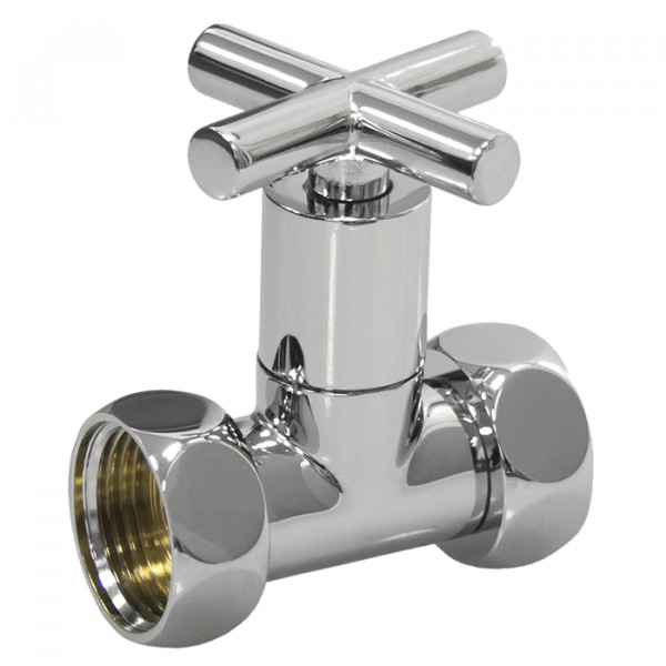 Вентиль прямой запорный Ника Вентиль запорный прям. крест LX-873 1г - 1г