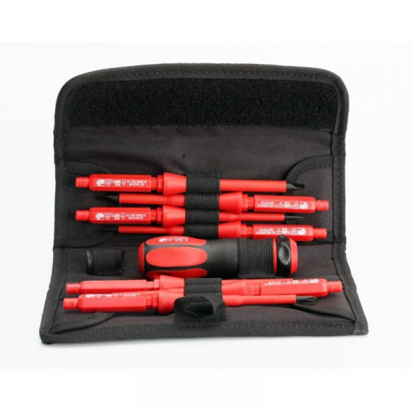 Набор диэлектрических отверток со сменными стержнями НИО-1107