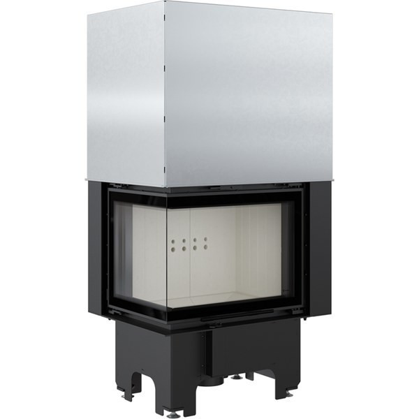 Угловая левая дровяная топка Kratki VNL/610/430