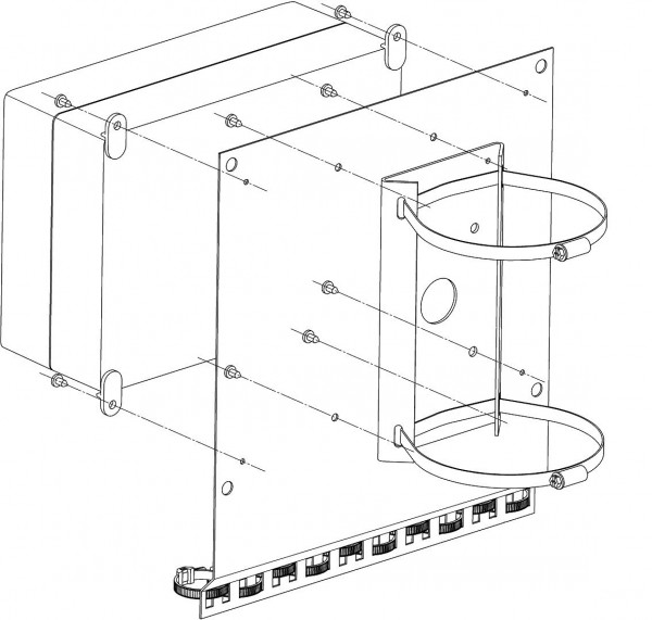 Кронштейн столбового крепления КС-5