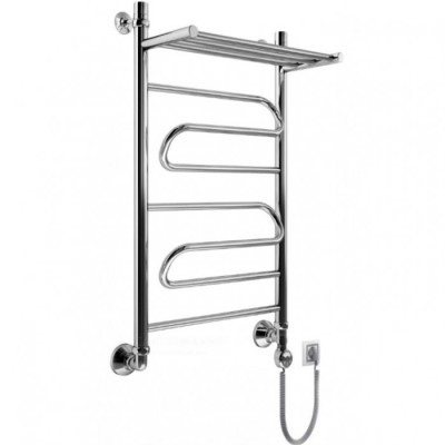 Электрический полотенцесушитель Маргроид Вид 1 с полкой el 120*50