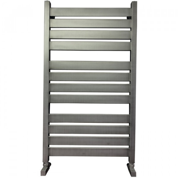 Водяной полотенцесушитель Ника ЛМ-7 100/50 Matt Antique Silver с вентилями