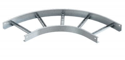 Разветвитель BETTERMANN LB 90, 90 град., 200х110 (ШхВ), с перфорацией, для лестничных лотков, толщина: 1,5 мм, сталь, покрытие: горячий цинк, Тип: LB 90 1120 R3 FT